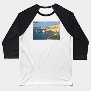 Grand Harbour, Valletta, Malta Baseball T-Shirt